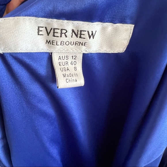 NEW Ever New Melbourne Blue Jumpsuit Sz 8 - Picture 8 of 9